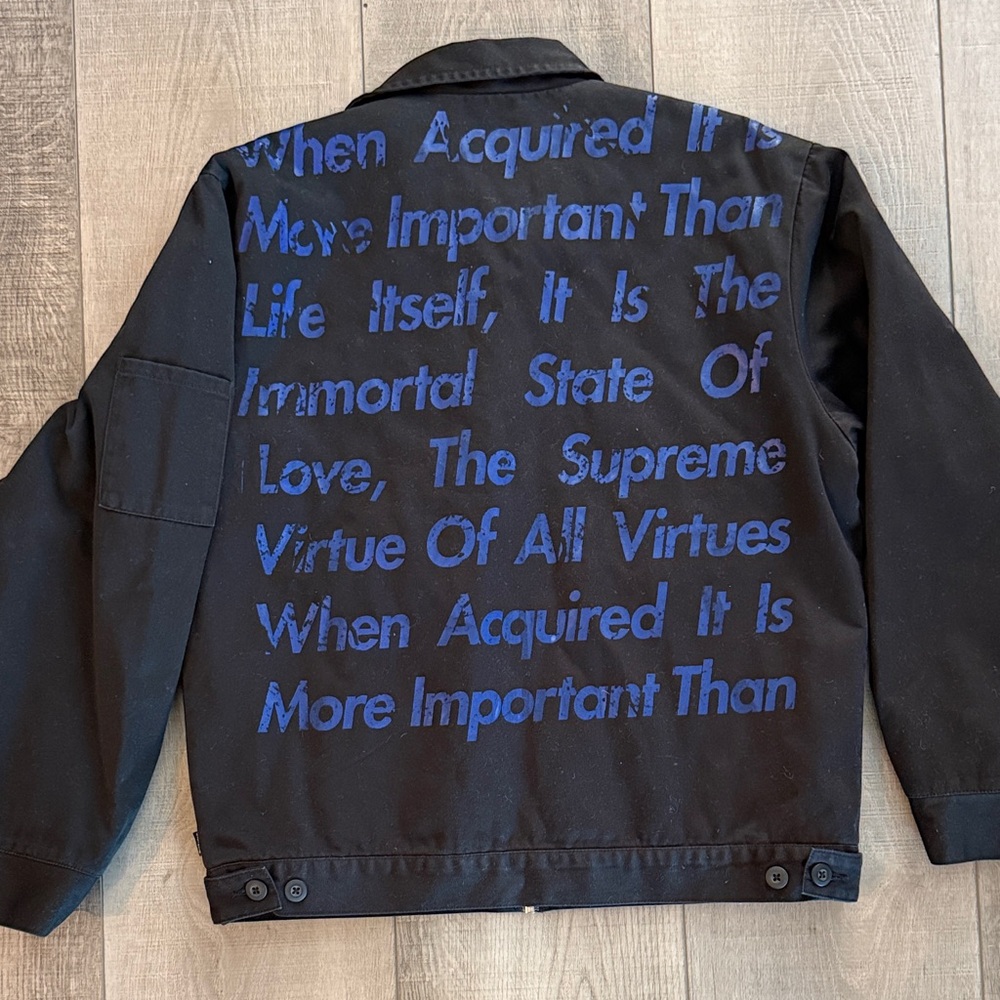 SUPREME / Junya Watanabe Black and Blue Men's Jacket